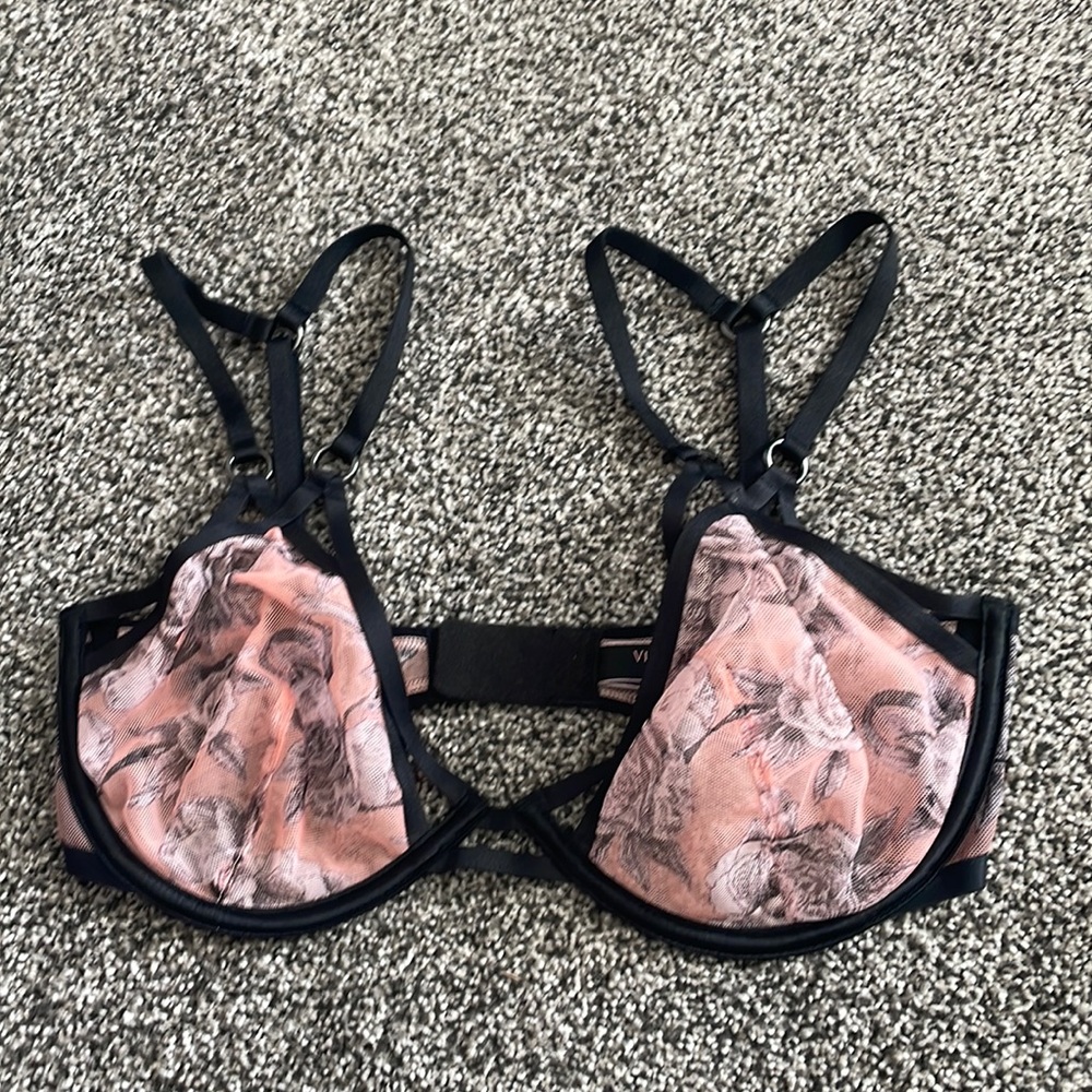 Victoria Secret unlined floral bra